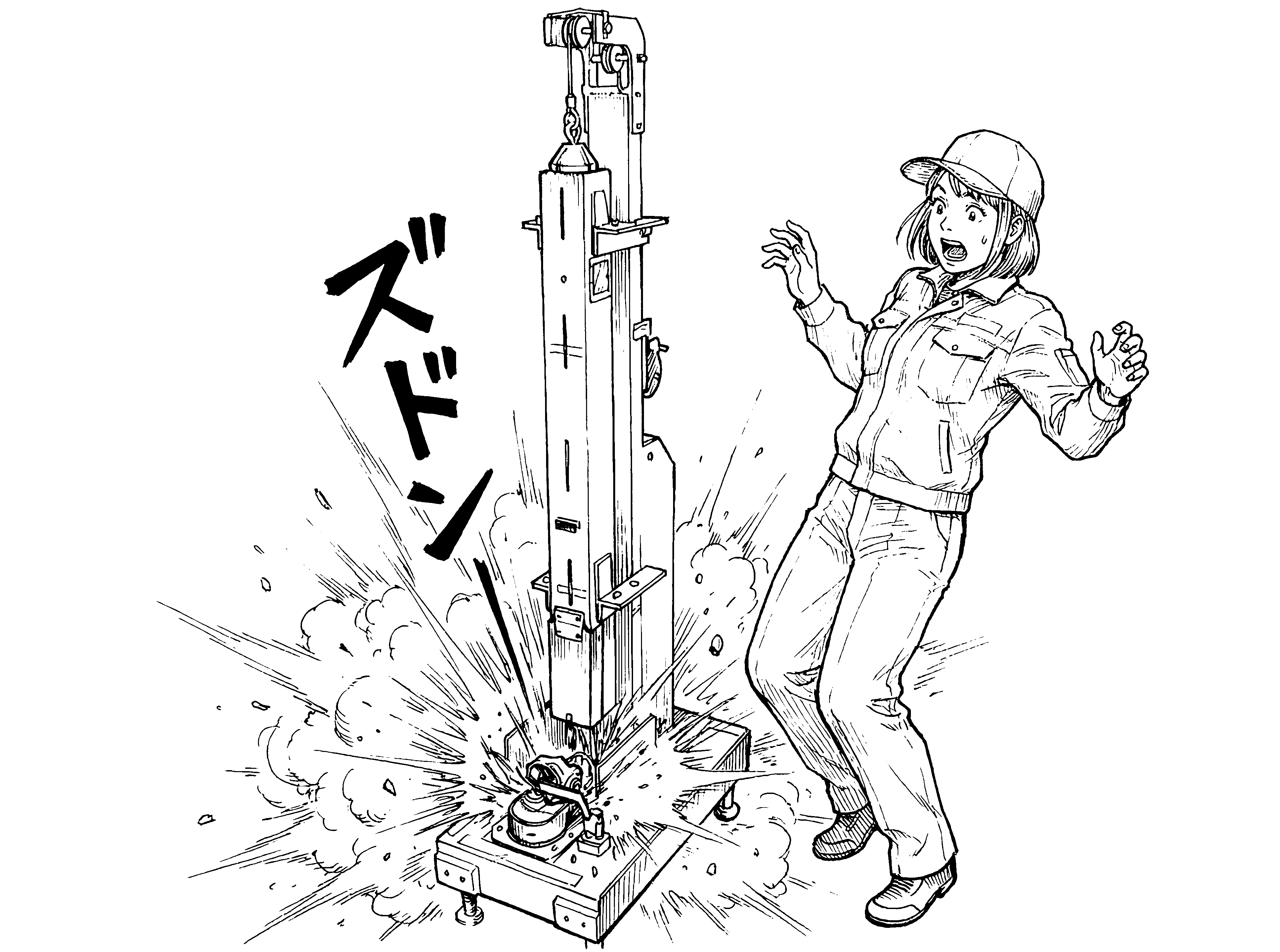 ACSEL2050 ヘルメット・安全靴挟まれ安全体感装置