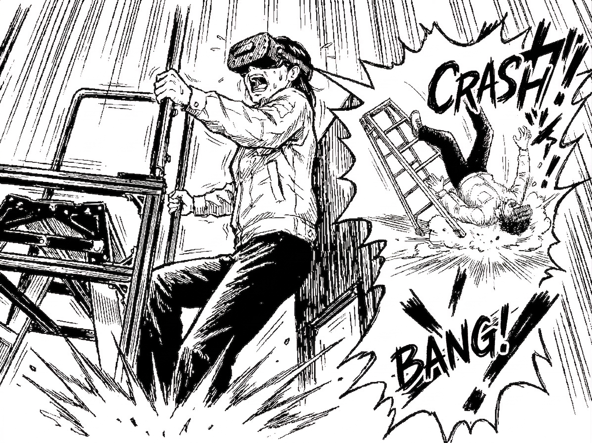 ACSEL5051 VR Stepladder・falling Accident Simulator