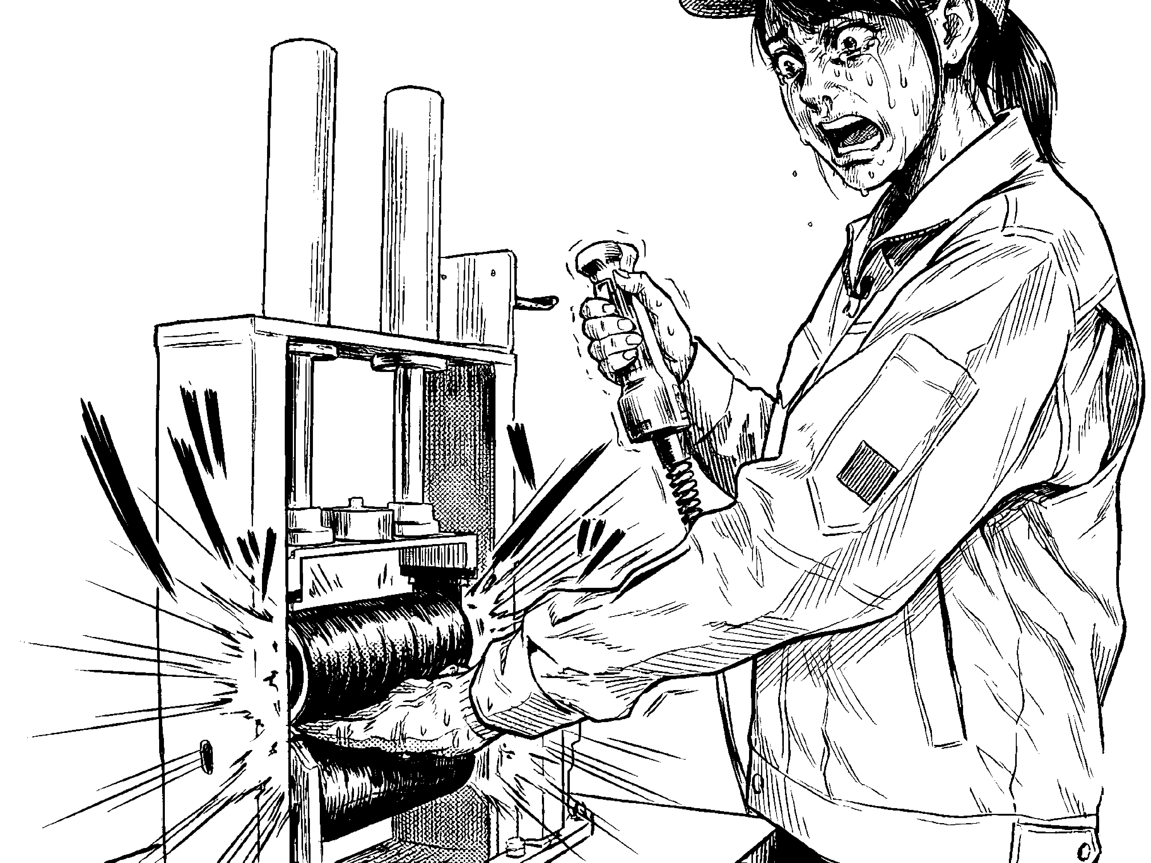 ACSEL1100 Small Roller Jamming Accident Simulator